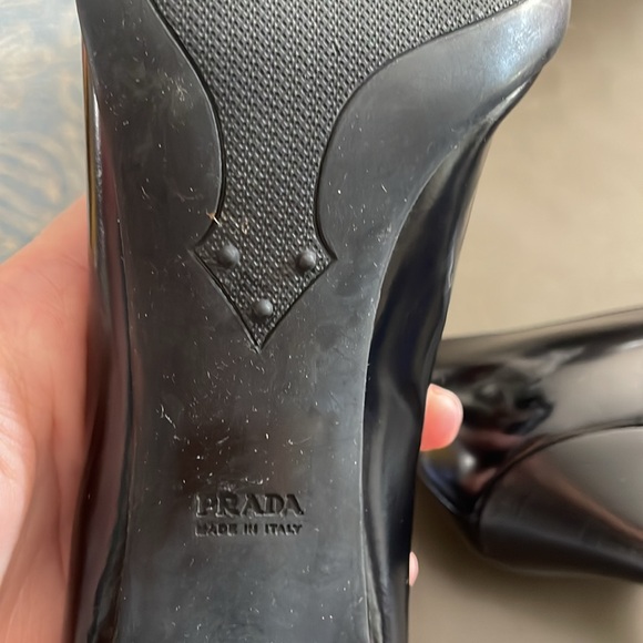 Prada heels preowned sz 39 - Picture 5 of 7